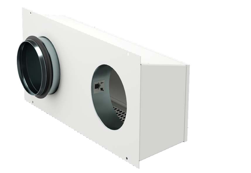 Декоративная решётка Komfovent LD-125-RAL9003 Декоративная решётка Komfovent LD-125-RAL9003