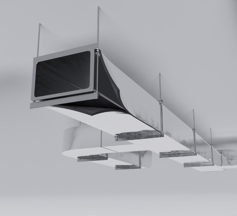 Рулон теплоизоляционный РУ-ФЛЕКС ВЕНТ-СК МЕТАЛЛ 19×1000 мм, 10 м
