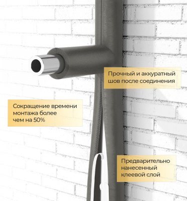 Трубка теплоизоляционная Energoflex Super 15×6 мм, 2 м