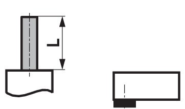 NM230P-S — Длина вала