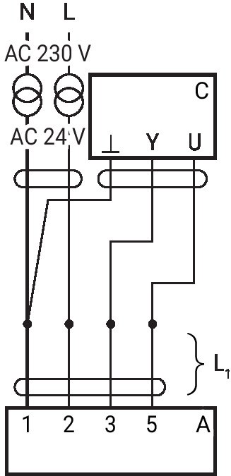 SMQ24A-MF — Схема подключения